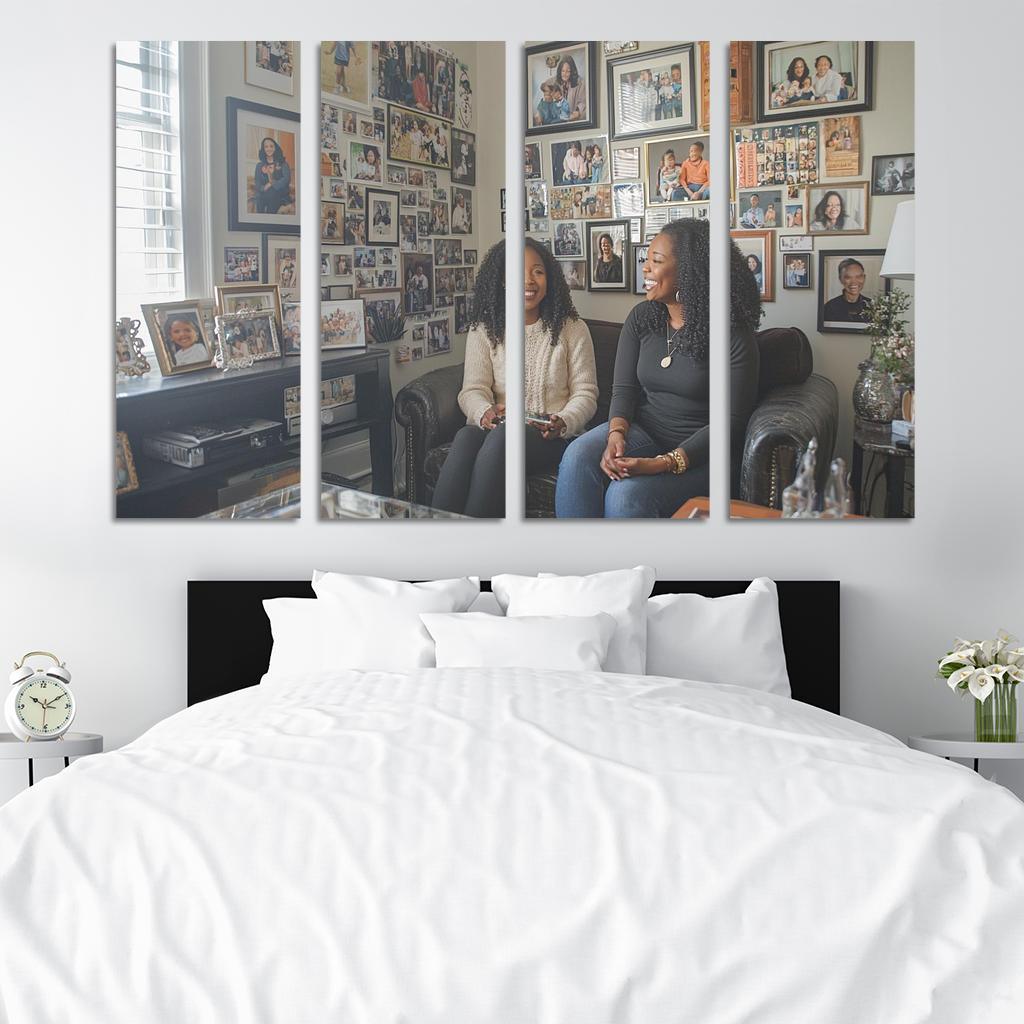 A Journey Through Time Memories Shared Custom Paintings Frame