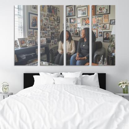 A Journey Through Time Memories Shared Custom Paintings Frame