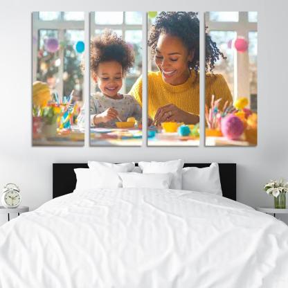 Crafting Love The Art Of Motherhood Custom Paintings Frame