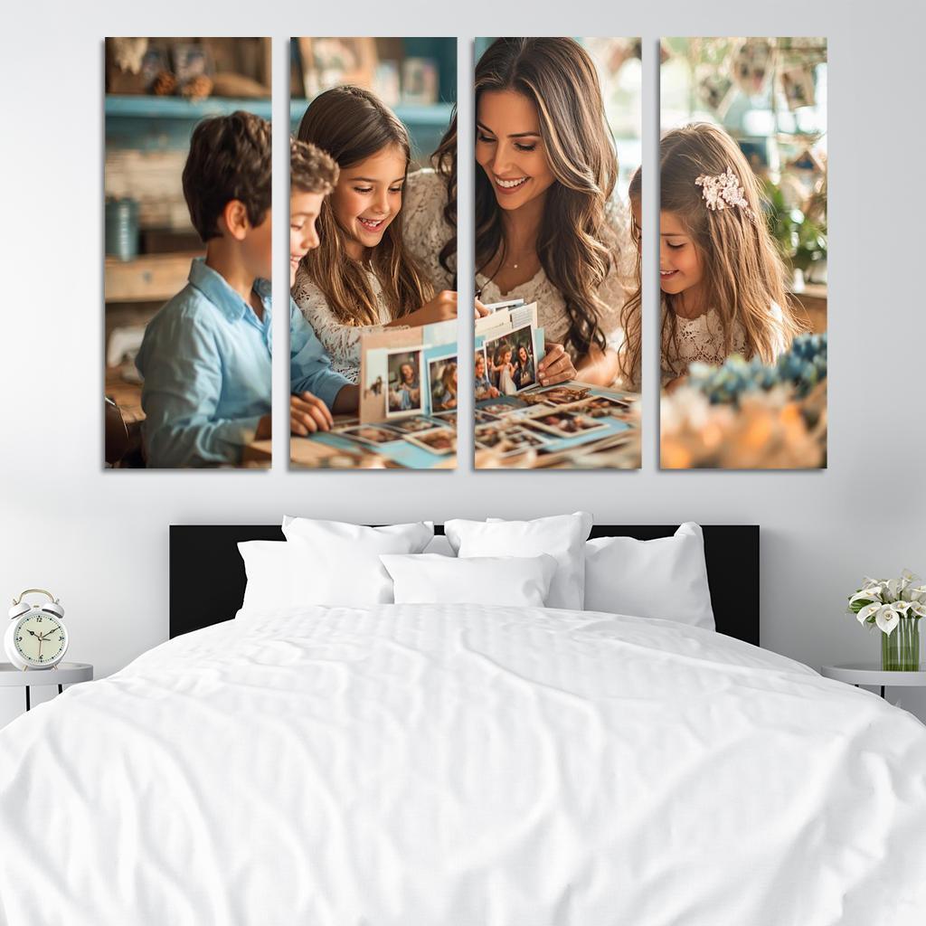 Mosaic Of Memories A Mothers Love Canvas Paintings Frame