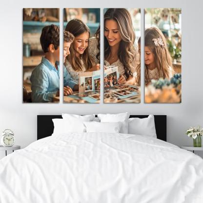 Mosaic Of Memories A Mothers Love Canvas Paintings Frame