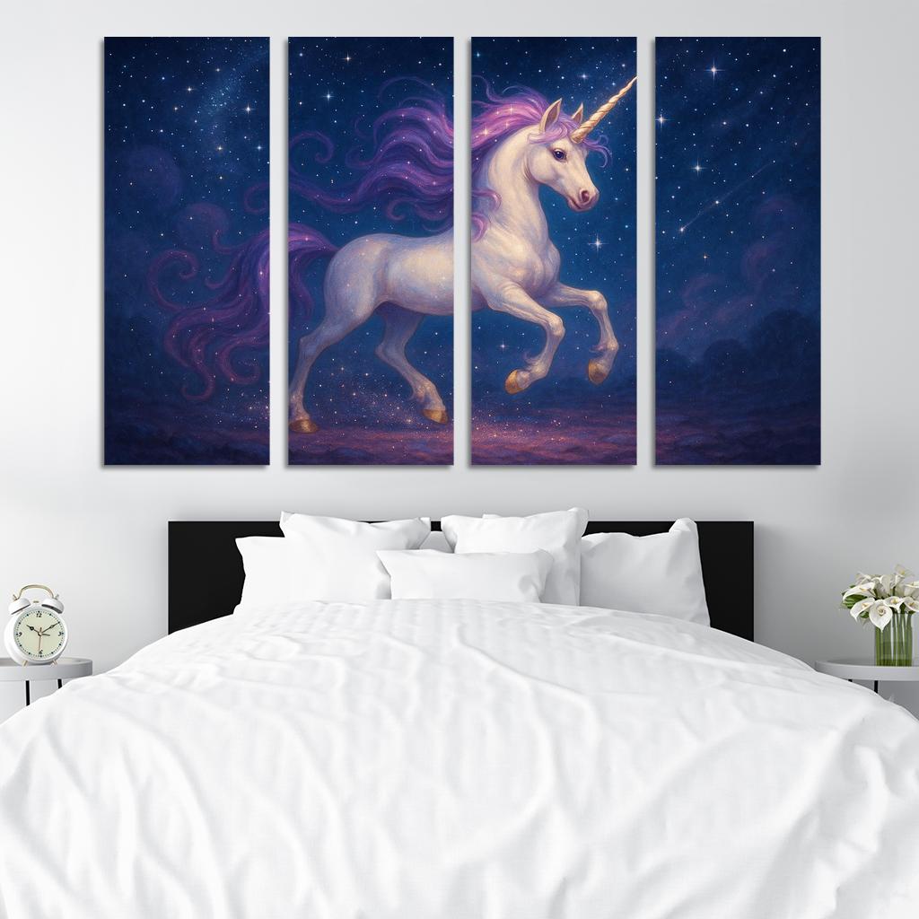 Enchanted Unicorn Dreams Premium Artwork Frames