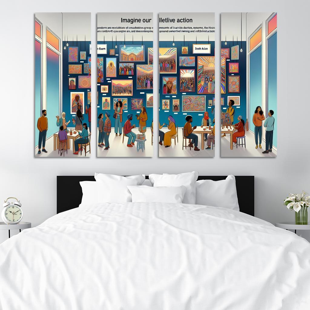 The Power Of Us Community Building Through Art Multi-panel Paintings