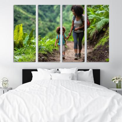 The Journey Of Love A Mothers Unwavering Support Canvas Paintings Frame