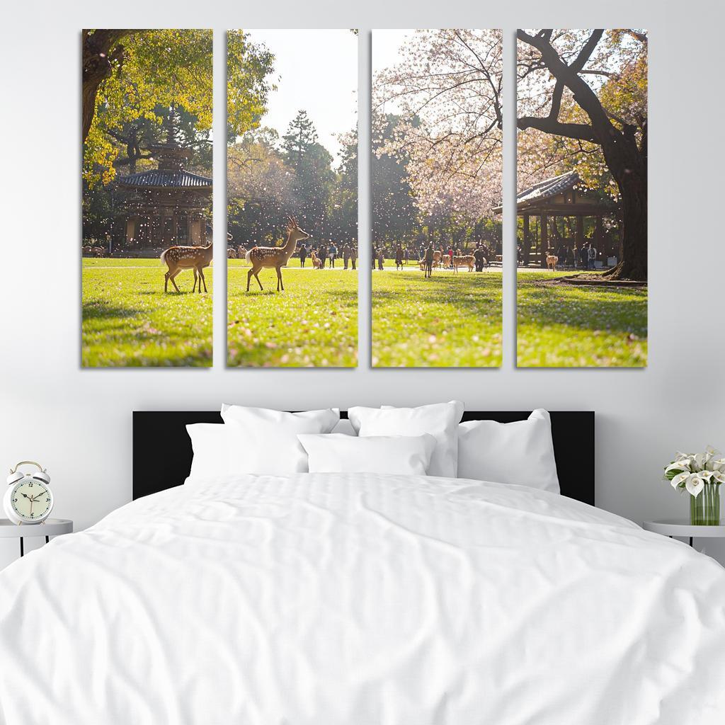 Nara Park Abstract Paintings Frame