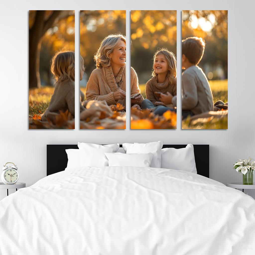 Heartstrings Of Memories A Mothers Gift Of Love Canvas Paintings Frame