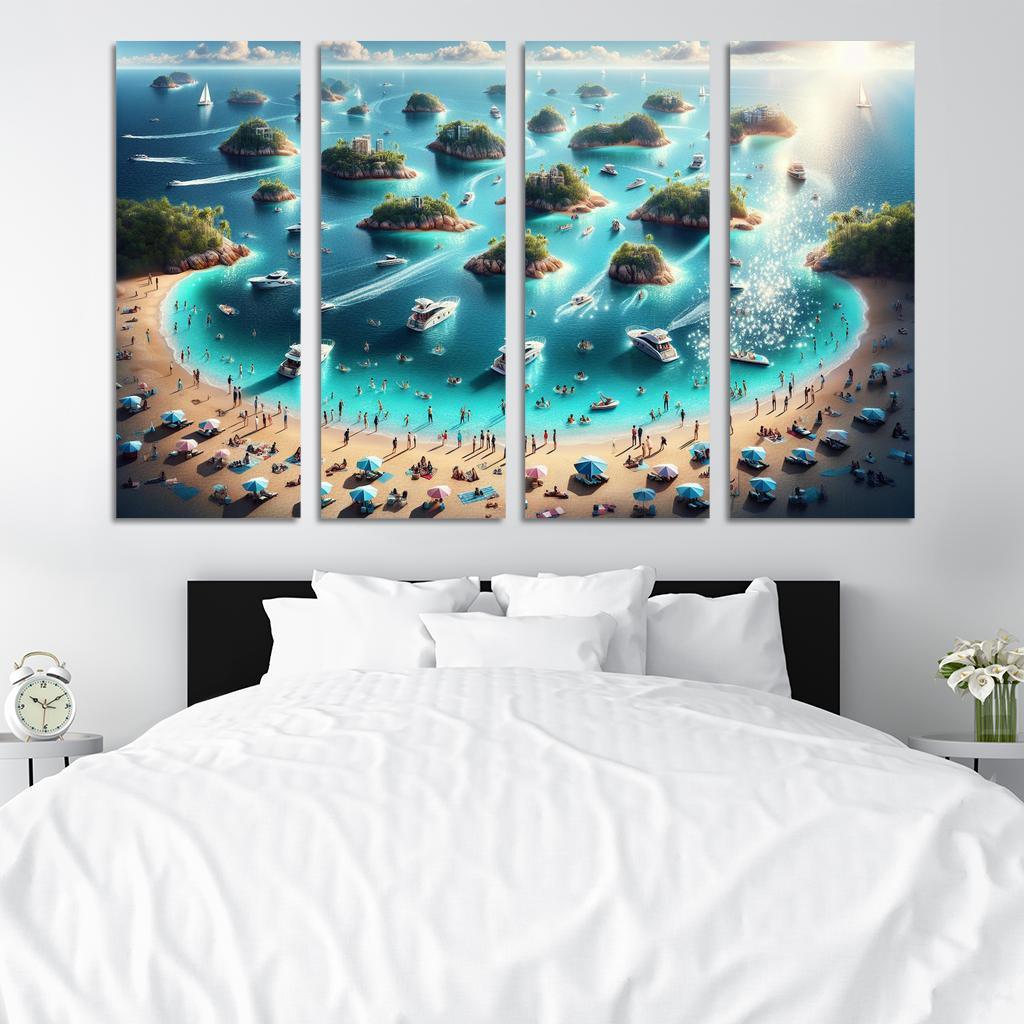 Island Hopping Adventure Premium Artwork Frames