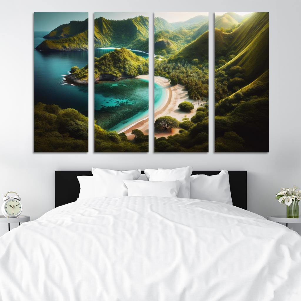 Natures Embrace Beach Premium Artwork Frames