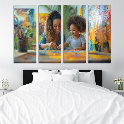 The Art Of Nurturing A Mothers Gentle Care One-piece Frames