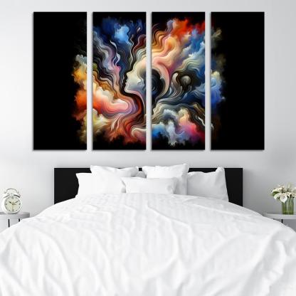 Invisible Illness The Reality Of Mental Health Multi-panel Paintings