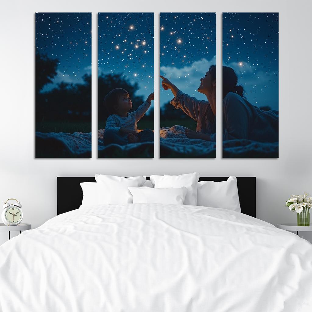 Stars In Our Eyes Dreams Of Tomorrow Custom Paintings Frame