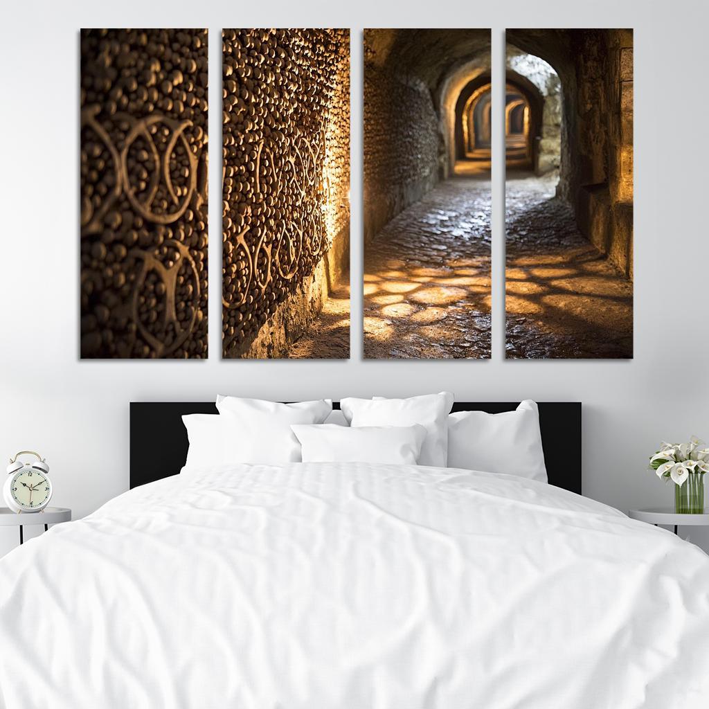 The Catacombs Of Paris Abstract Paintings Frame