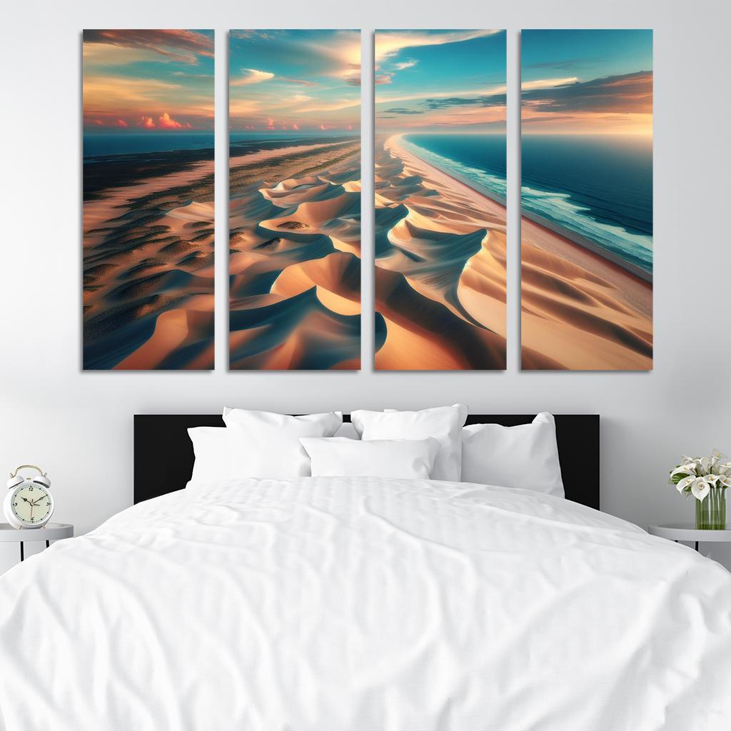 Sand Dunes Oasis Custom Paintings Frame