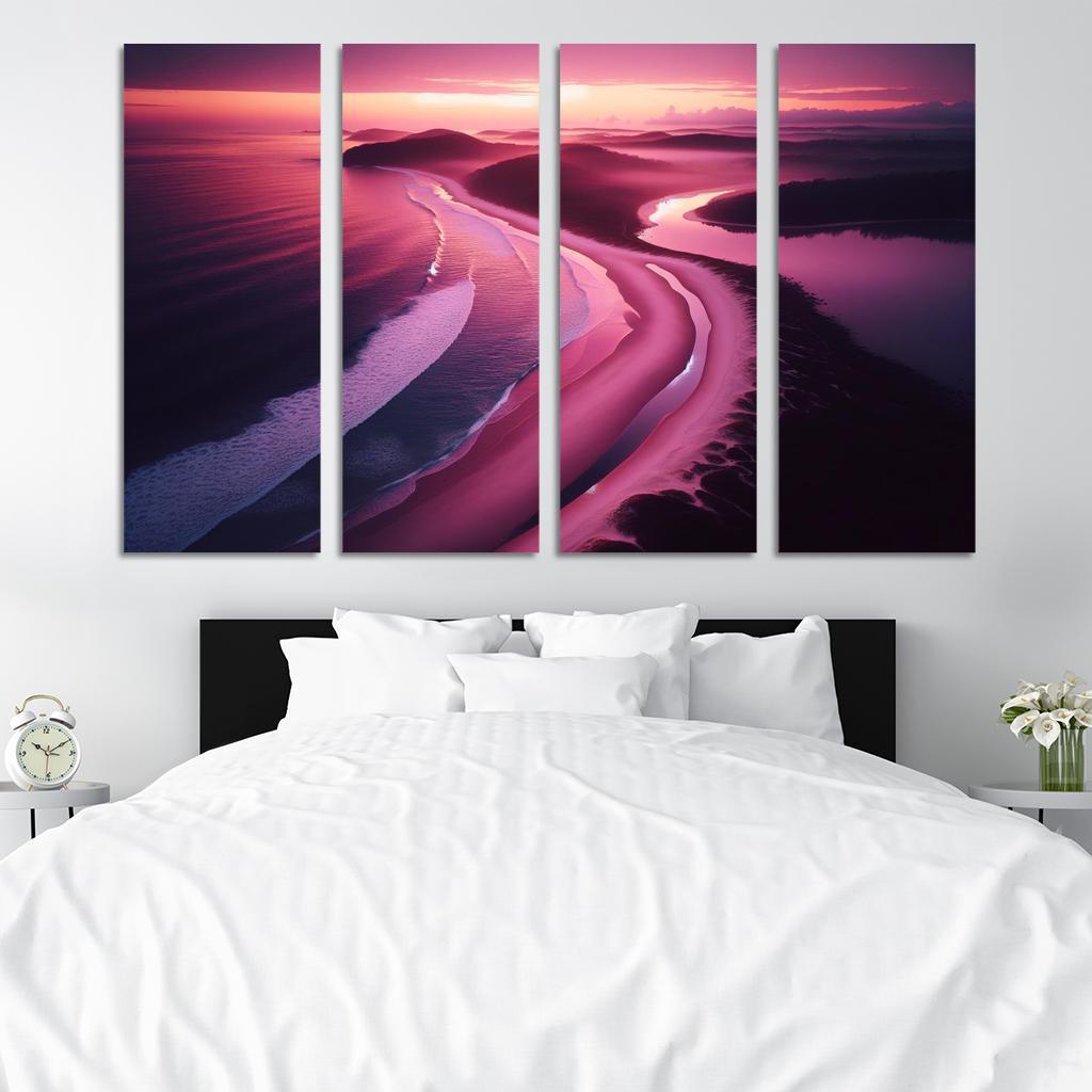 Violet Cove Enchanted Sunrise Spot Custom Paintings Frame