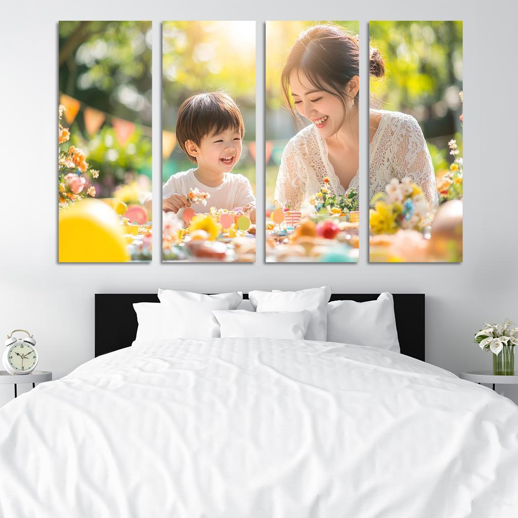 Moments Of Joy Celebrating Togetherness Custom Paintings Frame