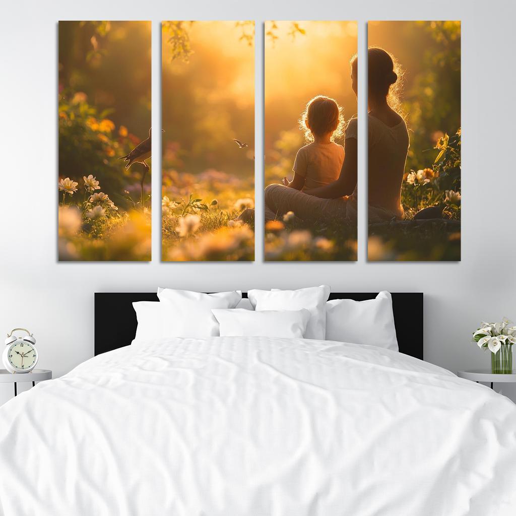 Moments Of Silence The Language Of Love Custom Paintings Frame