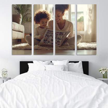 The Embrace Of Memories A Mothers Love Custom Paintings Frame