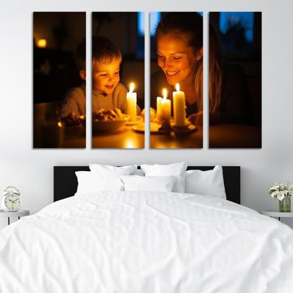 Candlelight Moments Illuminating Love Custom Paintings Frame