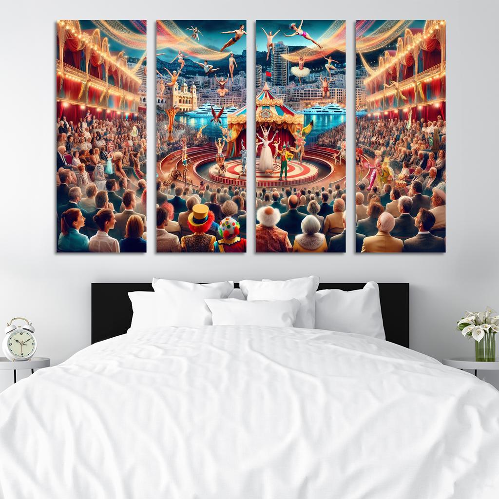 International Circus Festival - Monaco Framed Paintings