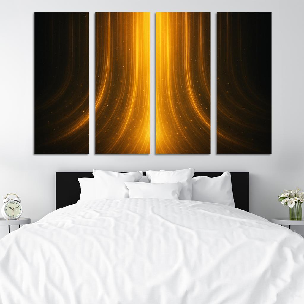 Cascade Of Celestial Intent Oil Paintings Frame