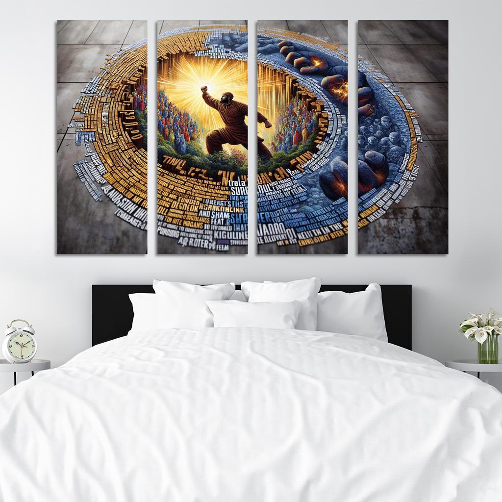 Tales Of Survival The Fight Against Domestic Violence Custom Paintings Frame