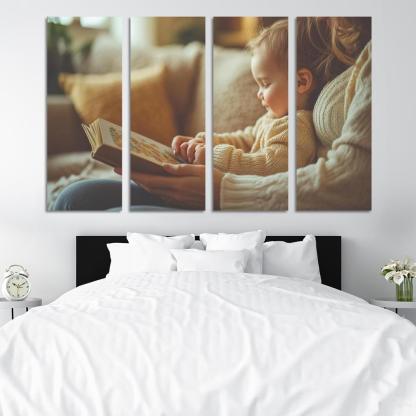 The Nurturing Touch A Mothers Loving Hands Canvas Paintings Frame