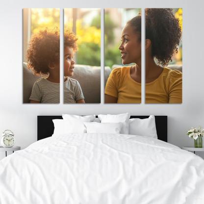 The Strength Of Her Voice A Mothers Empowering Words Canvas Paintings Frame