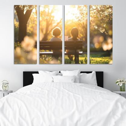 The Love That Transcends Time A Mother's Heart Canvas Paintings Frame