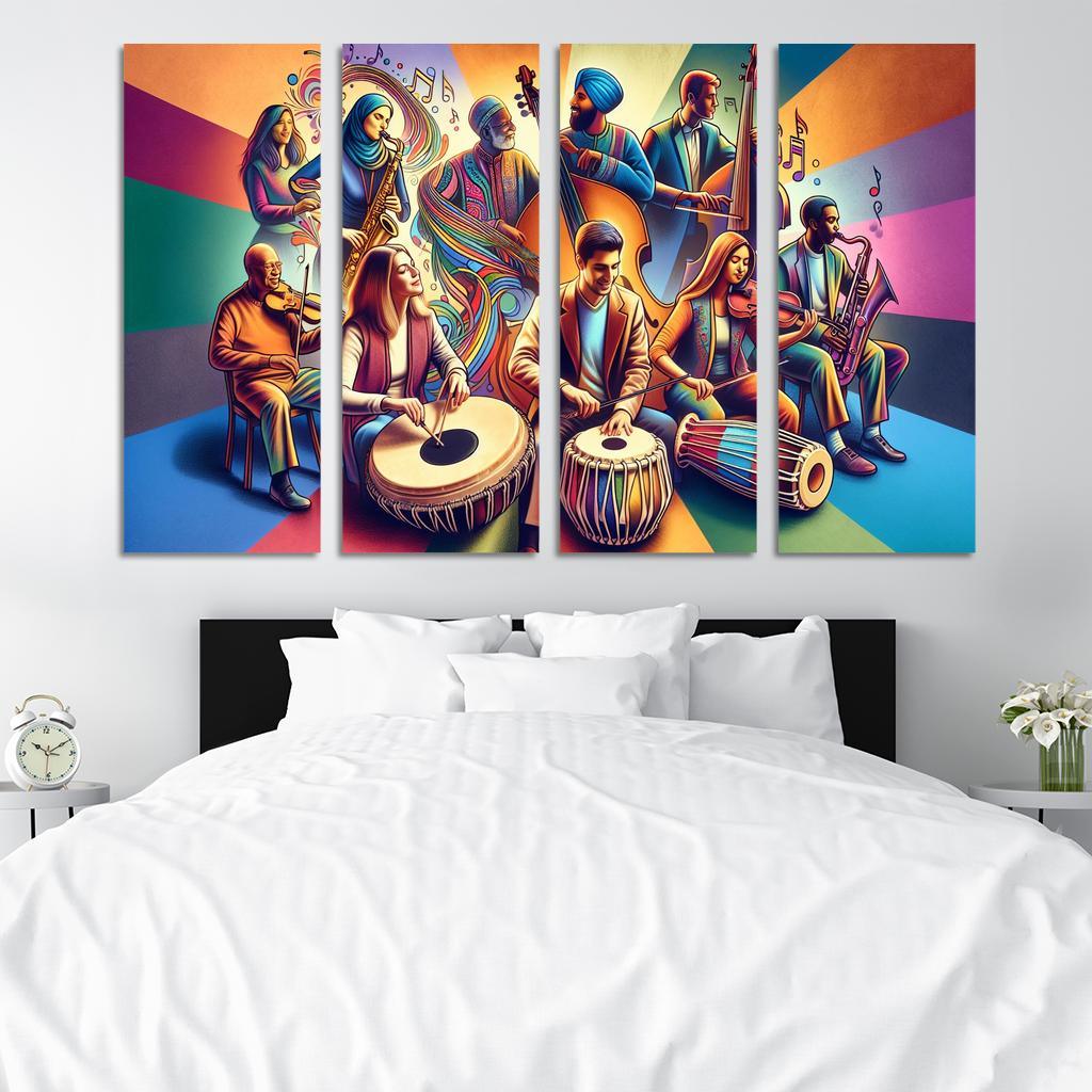 Voices In Harmony The Power Of Music In Social Change Custom Paintings Frame