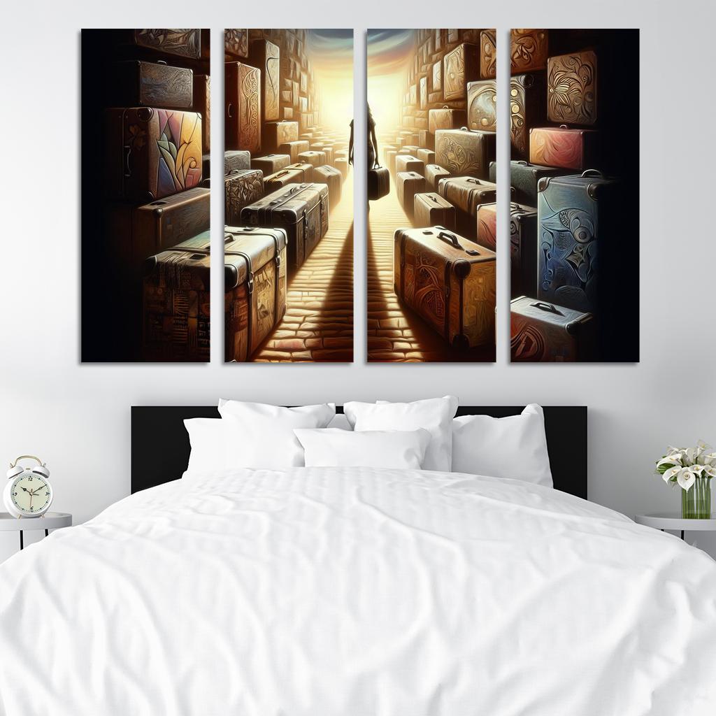 Voices Of Resilience The Refugee Experience Multi-panel Paintings