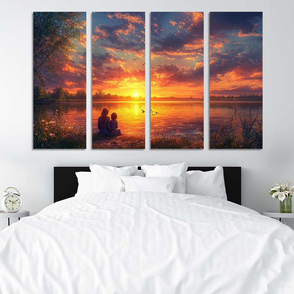Sunsets And Sunrises Cycles Of Love Custom Paintings Frame