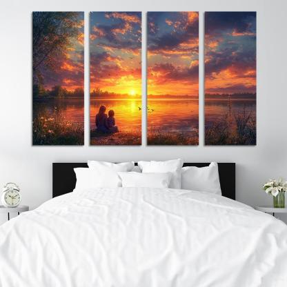 Sunsets And Sunrises Cycles Of Love Custom Paintings Frame
