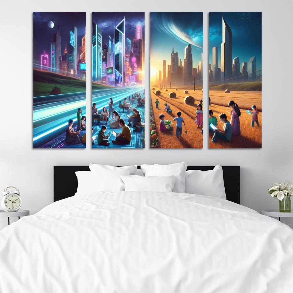 Digital Divide Bridging Access To Technology Art Trends