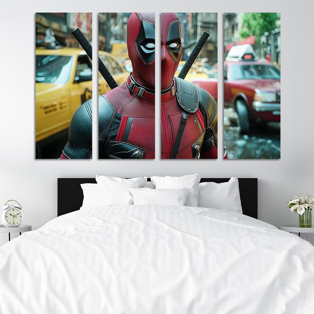 Ryan Reynolds The Merc With A Heart Of Gold Framed Paintings