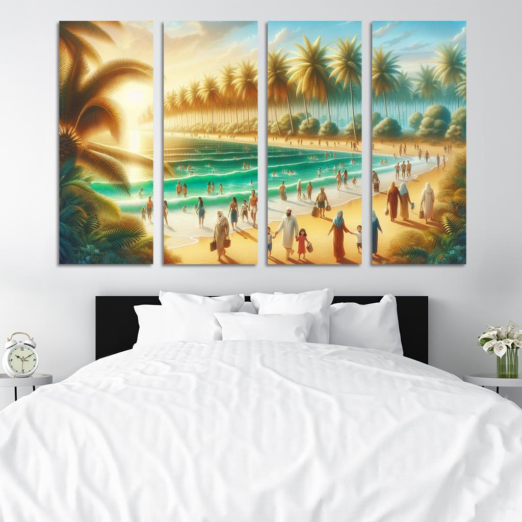 Elysian Fields Beach Custom Paintings Frame