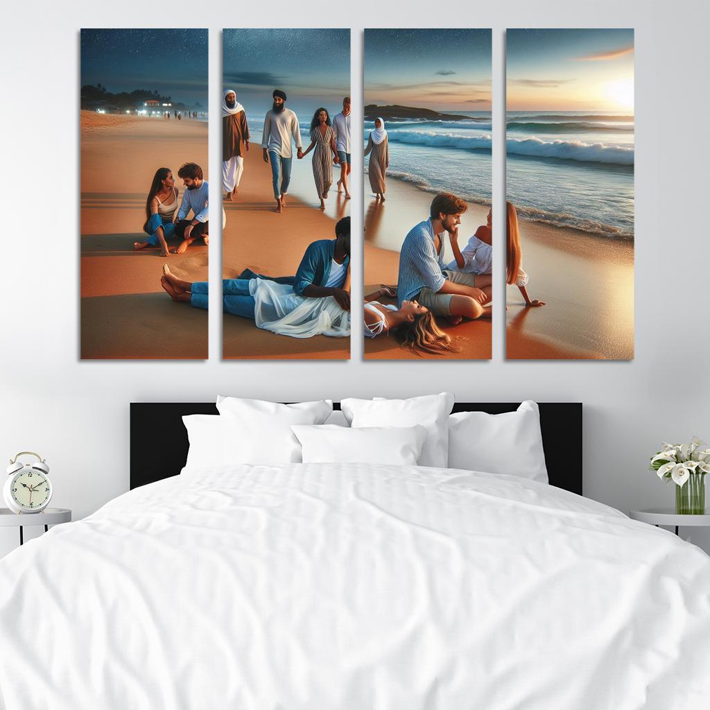 Twilight Cove A Romantic Escape Custom Paintings Frame