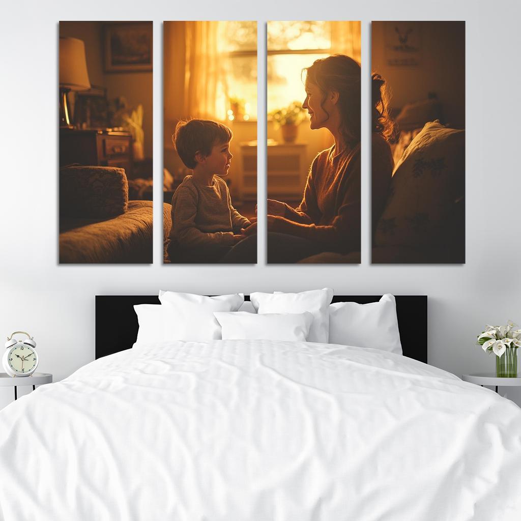 The Echoes Of Her Heart A Mothers Wisdom Canvas Paintings Frame