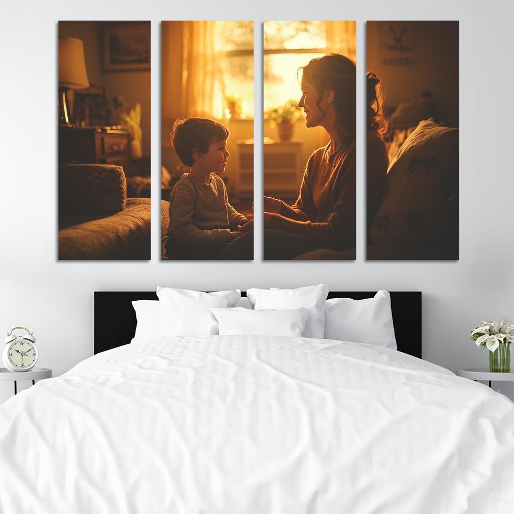 The Echoes Of Her Heart A Mothers Wisdom Canvas Paintings Frame