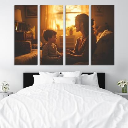 The Echoes Of Her Heart A Mothers Wisdom Canvas Paintings Frame