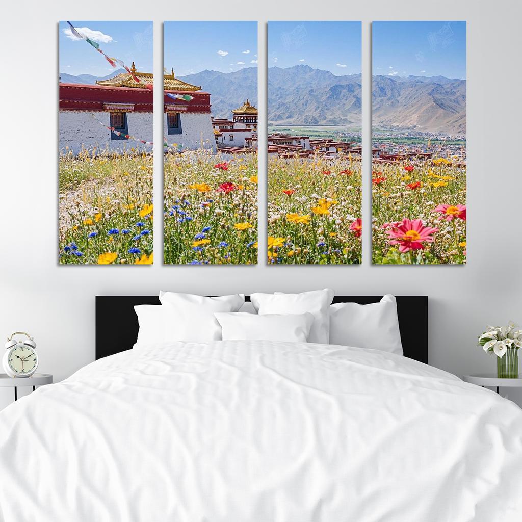 Palace Of Potala Abstract Paintings Frame