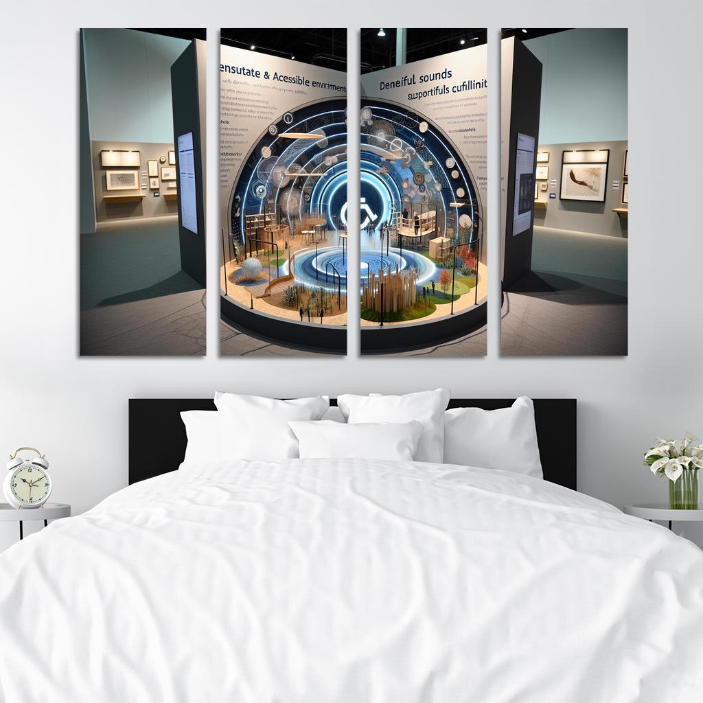 Breaking Barriers Advocacy For Accessibility And Inclusion Multi-panel Paintings