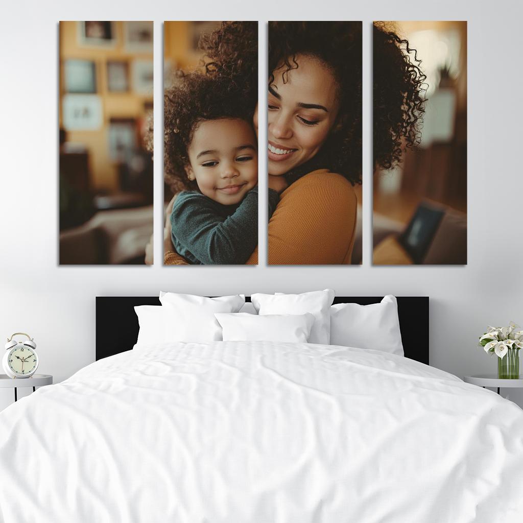 A Mother's Embrace The Heart Of Family Canvas Paintings Frame