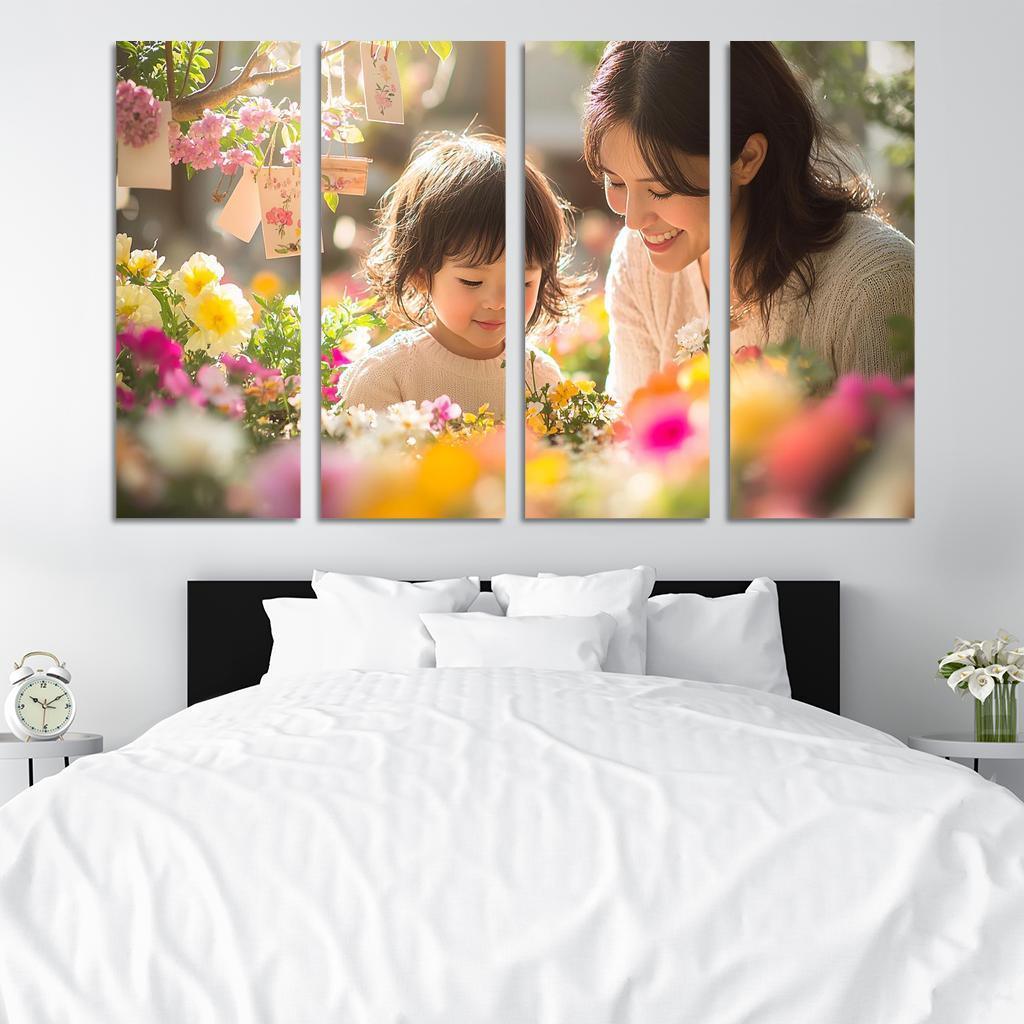The Garden Of Memories Planting Seeds Of Love Canvas Paintings Frame