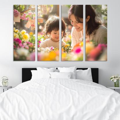 The Garden Of Memories Planting Seeds Of Love Canvas Paintings Frame