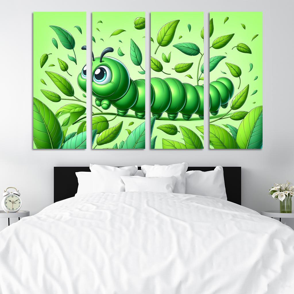 Cuddly Caterpillar Adventure Premium Artwork Frames