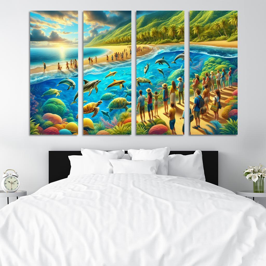 Marine Oasis Wildlife Adventure Premium Artwork Frames