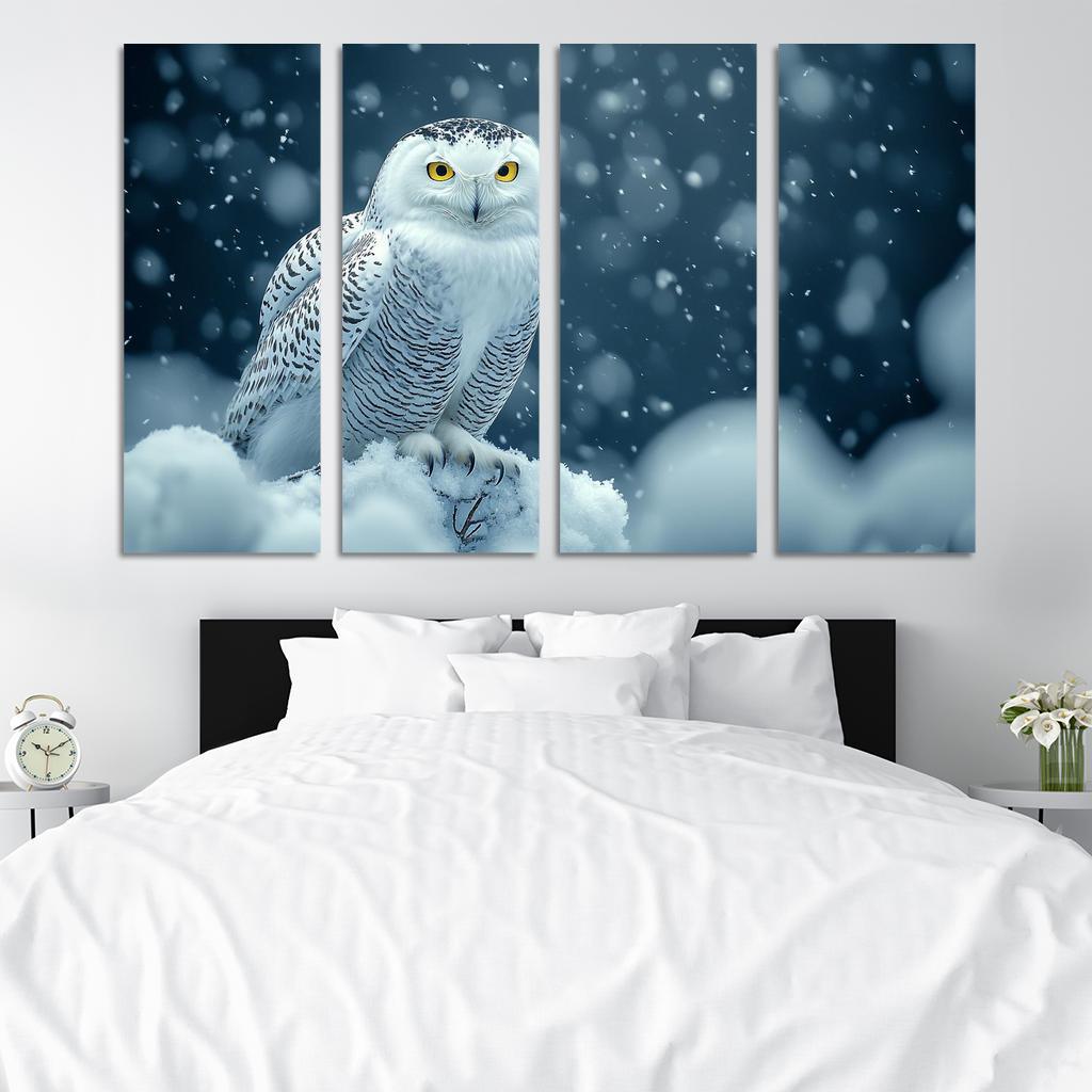 The Elegant Snowy Owl Guardian Of The Arctic Art Trends