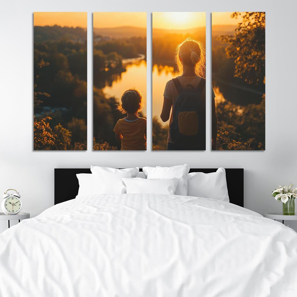 Her Unwavering Spirit A Mothers Strength Canvas Paintings Frame