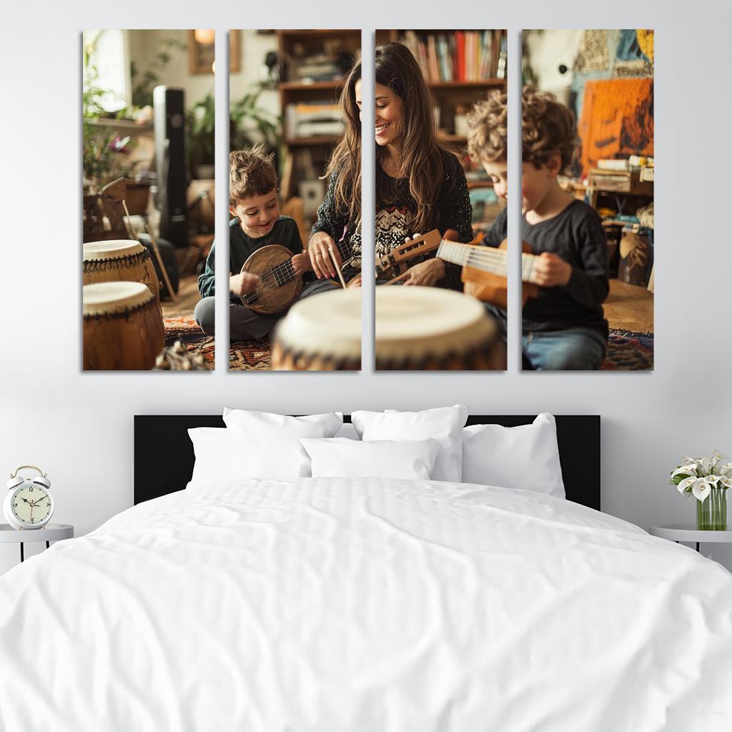 A Symphony Of Love A Mothers Melodies Canvas Paintings Frame