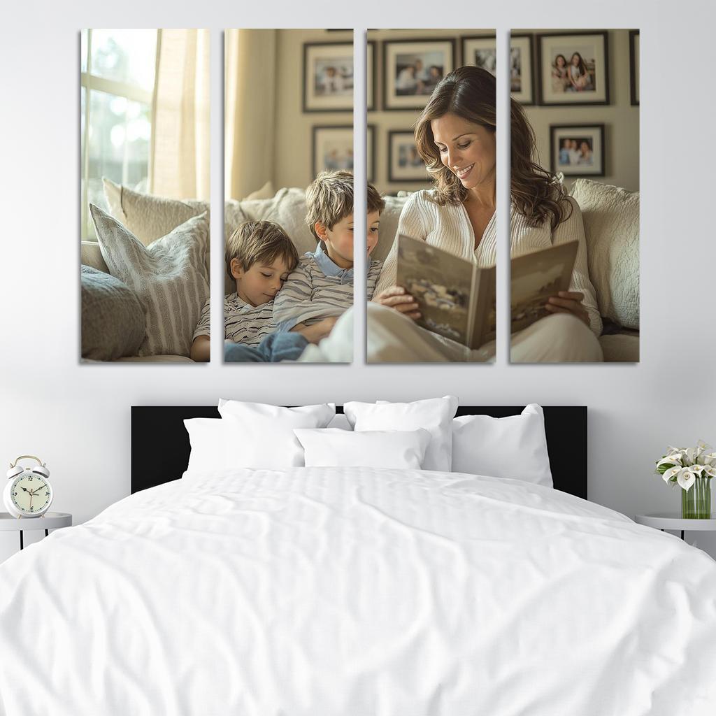 Moments Of Nurture A Mothers Care Modern Paintings Frame